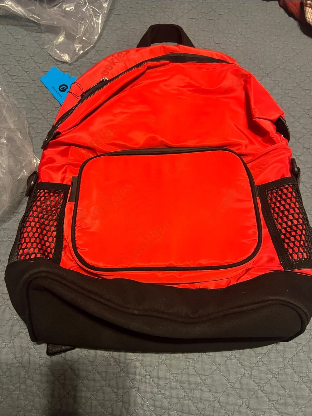 Cookies smell proof Red Backpack - Black Trim